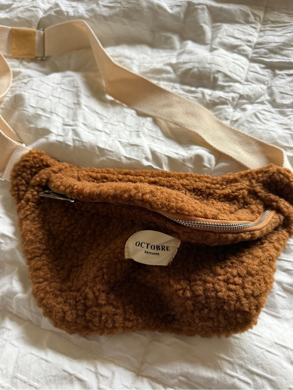 Octobre Editions/Sezane Brown Fanny Pack/Belt Bag